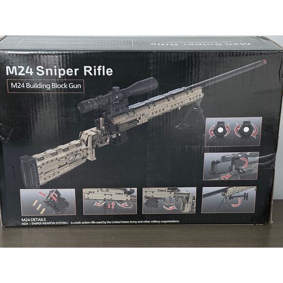 M24 Building Blocks Set | 1088 PCS | 1:1 Scale Model | Toy Collection - Picture 4 of 5